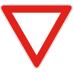 TRIANGULAR SIGN ART.36 'DARE PRECEDENZA' SIDE 90