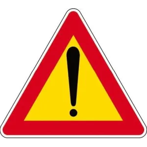 TRIANGULAR SIGN ART.35 'ALTRI PERICOLI'