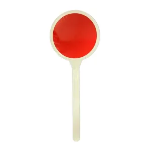 SIGNALLING PADDLE D.CM 15 RED/RED REFLECTIVE