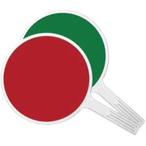 SIGNALLING PADDLE RED/GREEN D.30