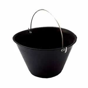 BLACK POLYETHYLENE BUILDER'S BUCKET