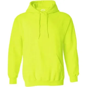 JERZEES JS996M HOODED SWEATSHIRT SAFETY GREEN