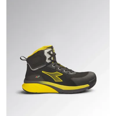 SCARPA DIADORA VORTEX S3S MID NERO/GIALLO