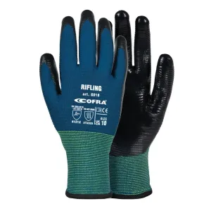 COFRA RIFLING GLOVE NITRILE/POLYESTER 12 PAIRS