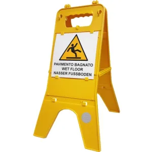 PVC A-FRAME SIGN CM 57X23 'PAVIMENTO SCIVOLOSO'