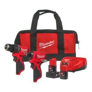 KIT 12V MILWAUKEE TRAPANO A PERC. + AVV IMPULSI BLPP2B