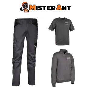 KIT COFRA VIDAGO + ZANZIBAR + ARSENAL COLORE GRIGIO