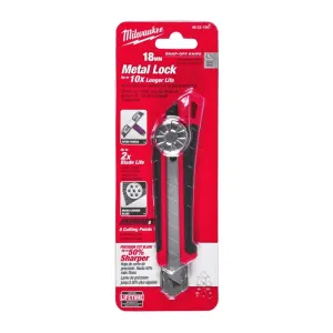 MILWAUKEE UTILITY KNIFE SNAP-OFF BLADE 18 MM