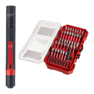SET BIT MILWAUKEE 39 PZ + TORCIA IPL LED