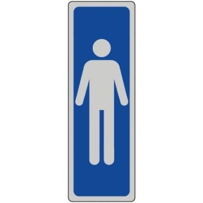 ADESIVO CM 15X5 WC UOMINI