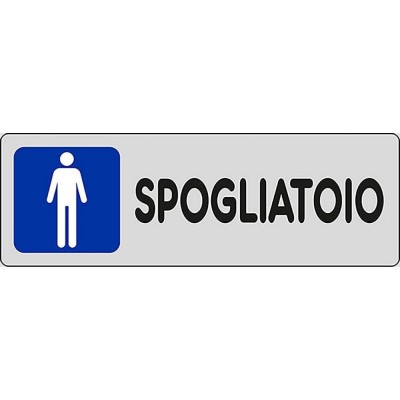 ADESIVO CM.15X5 SPOGLIATOIO UOMINI