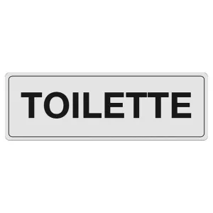 SELF-ADHESIVE SIGN CM 15X5 'TOILETTE'