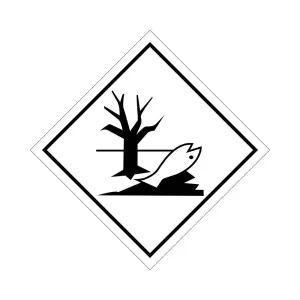 SELF-ADHESIVE SIGN CM 30X30 ('PERIC. PER L'AMBIENTE')