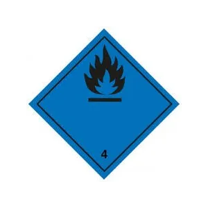 SELF-ADHESIVE SIGN CM 30X30 ('MATERIE CLASSE 4.3')